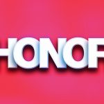 Honor Concept Colorful Word Art